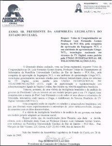 2009 - Luiz fernando Doc Assembleita CE